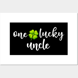 One Lucky Uncle Father's Day St Patrick's T-Shirt Posters and Art